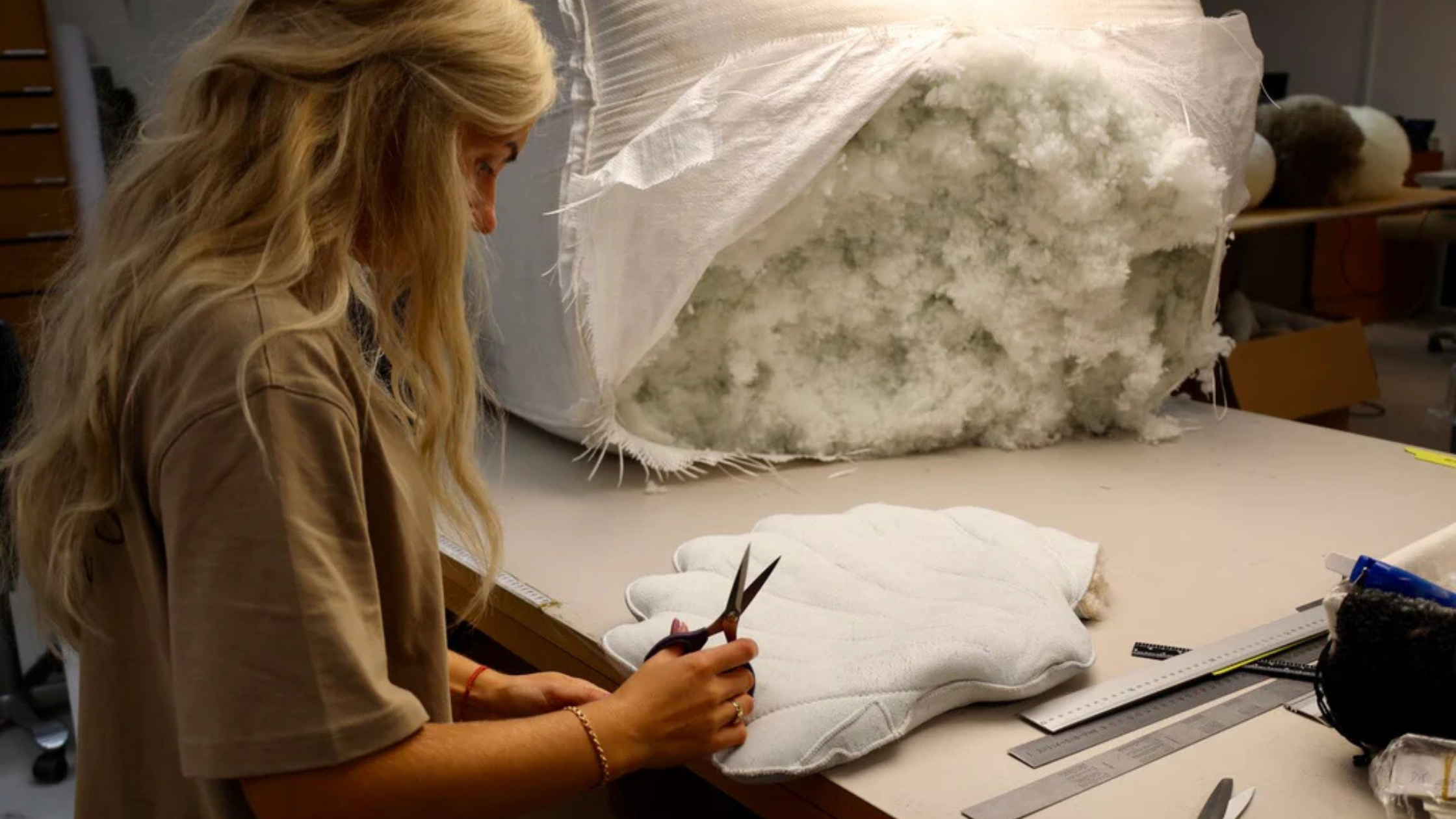 So erstellen wir ein Kissen aus echtem Lammfell