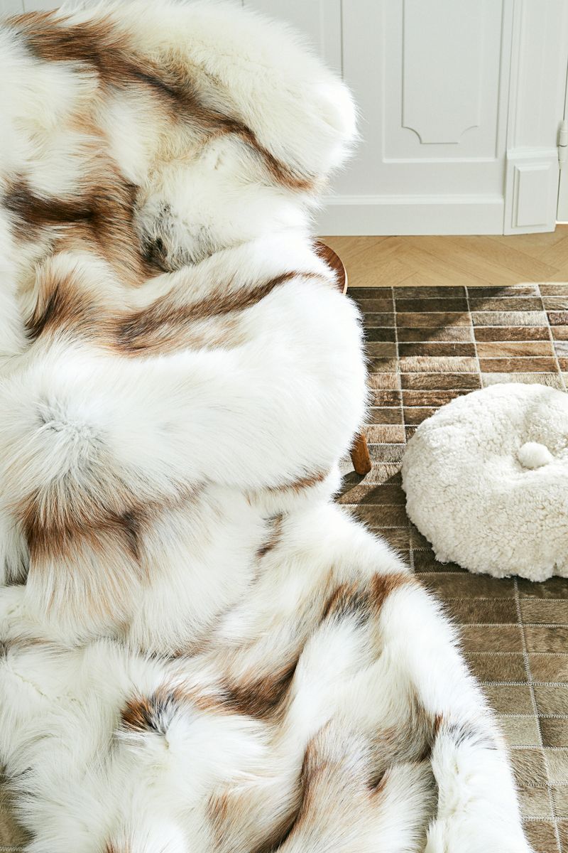 Plaid | Fuchs, Kaschmir | 70x230 cm Sun Glow