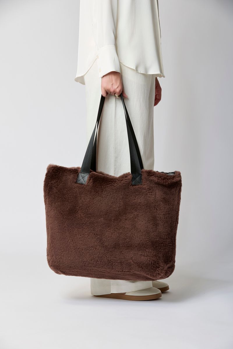 Norma Shopper | Lammfell Kaffeebohne