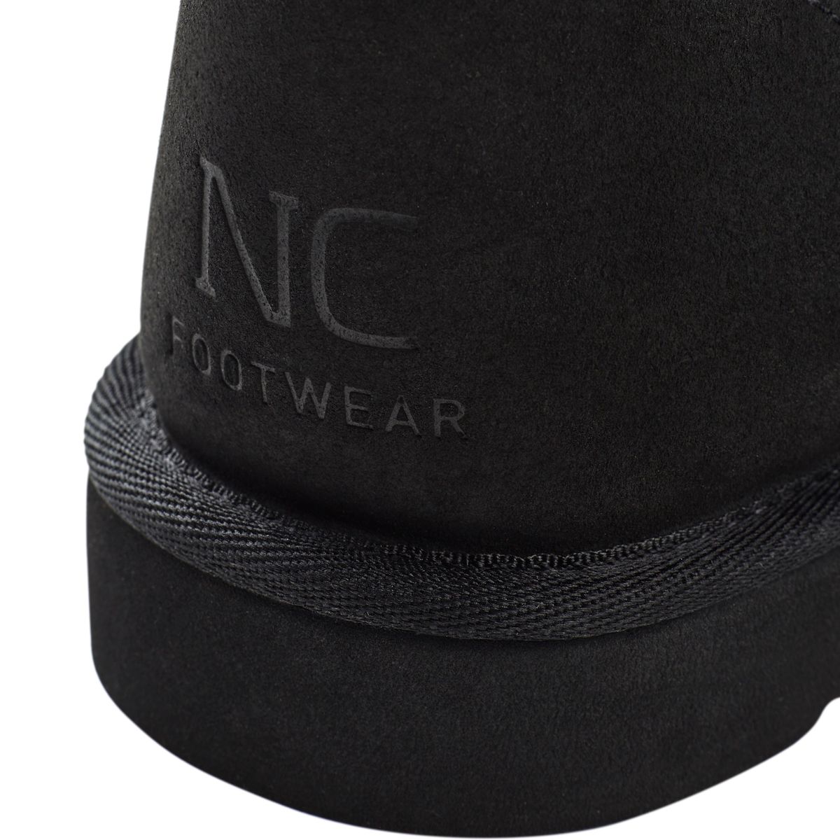 Stiefel | Wildleder, Lammfell Schwarz