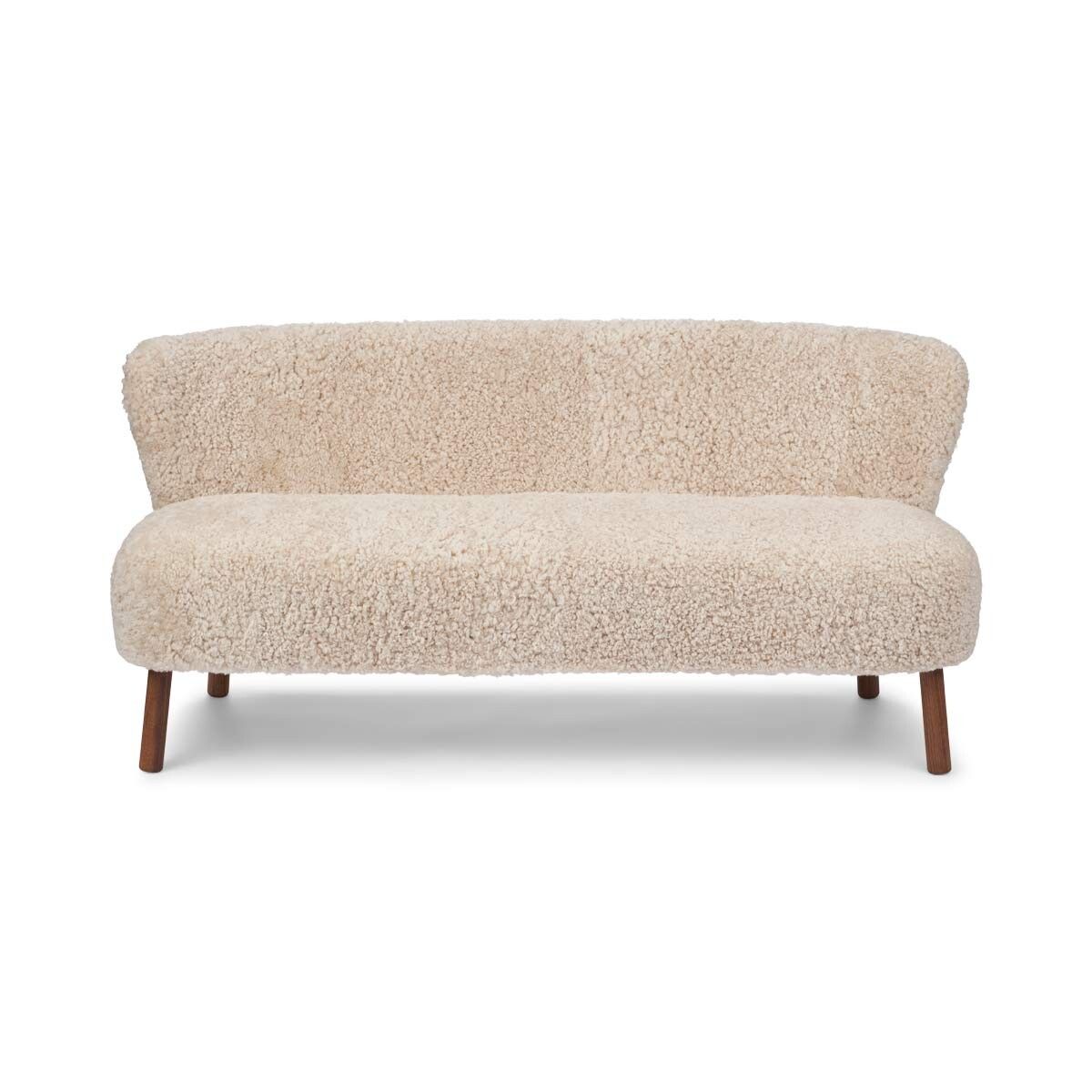 Emanuel 2-Sitzer Sofa | Zweisitzer | Design Möbel Perlweiß