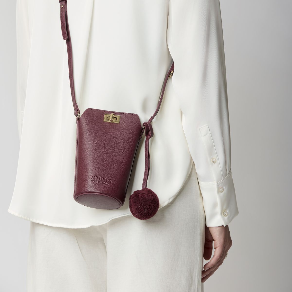 Adina Handytasche | Lammleder Antikgrün