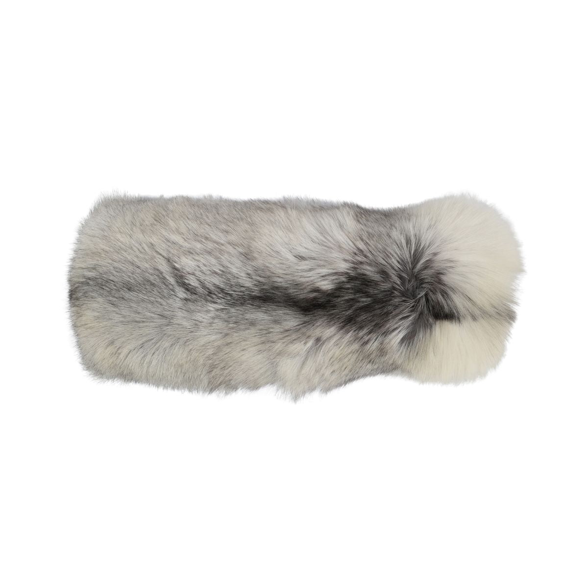 Premium Fuchskissen | Norwegen | Kaschmirrückseite | Platinum Fox | 30x80 cm
