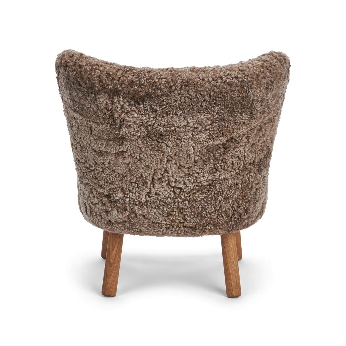 Emily Loungesessel | Kurzhaar | Design Möbel Taupe