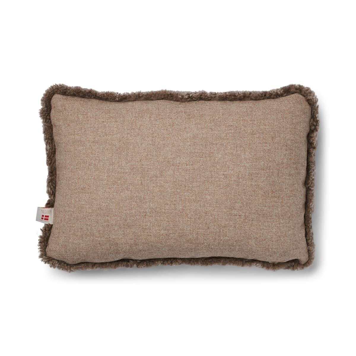 Lammfellkissen | Kurzhaar | Neuseeland | 100% Wolle | 52x52 cm | 34x52 cm Beige/Taupe