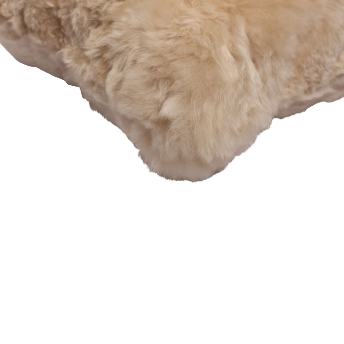 Alpaka Fellkissen | Kurzhaar | Doppelseitig Leinen