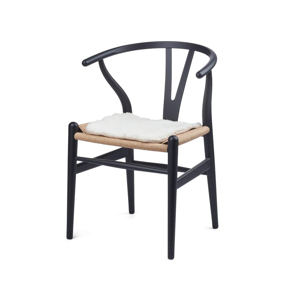 Sitzkissen Lammfell | Kurzhaar | Zero Waste | 35x35 cm