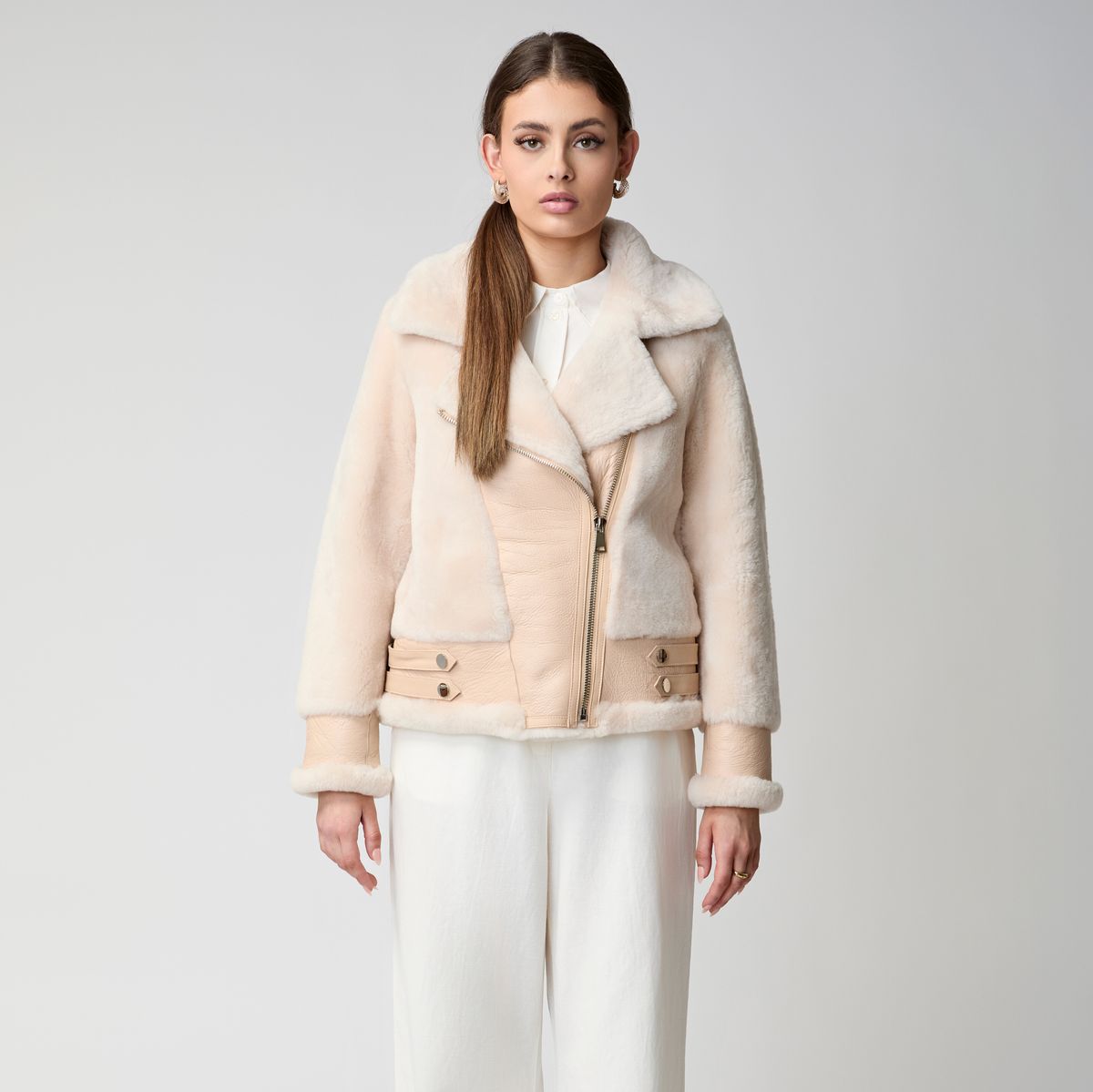 Annalon Jacke | Doubleface Beige