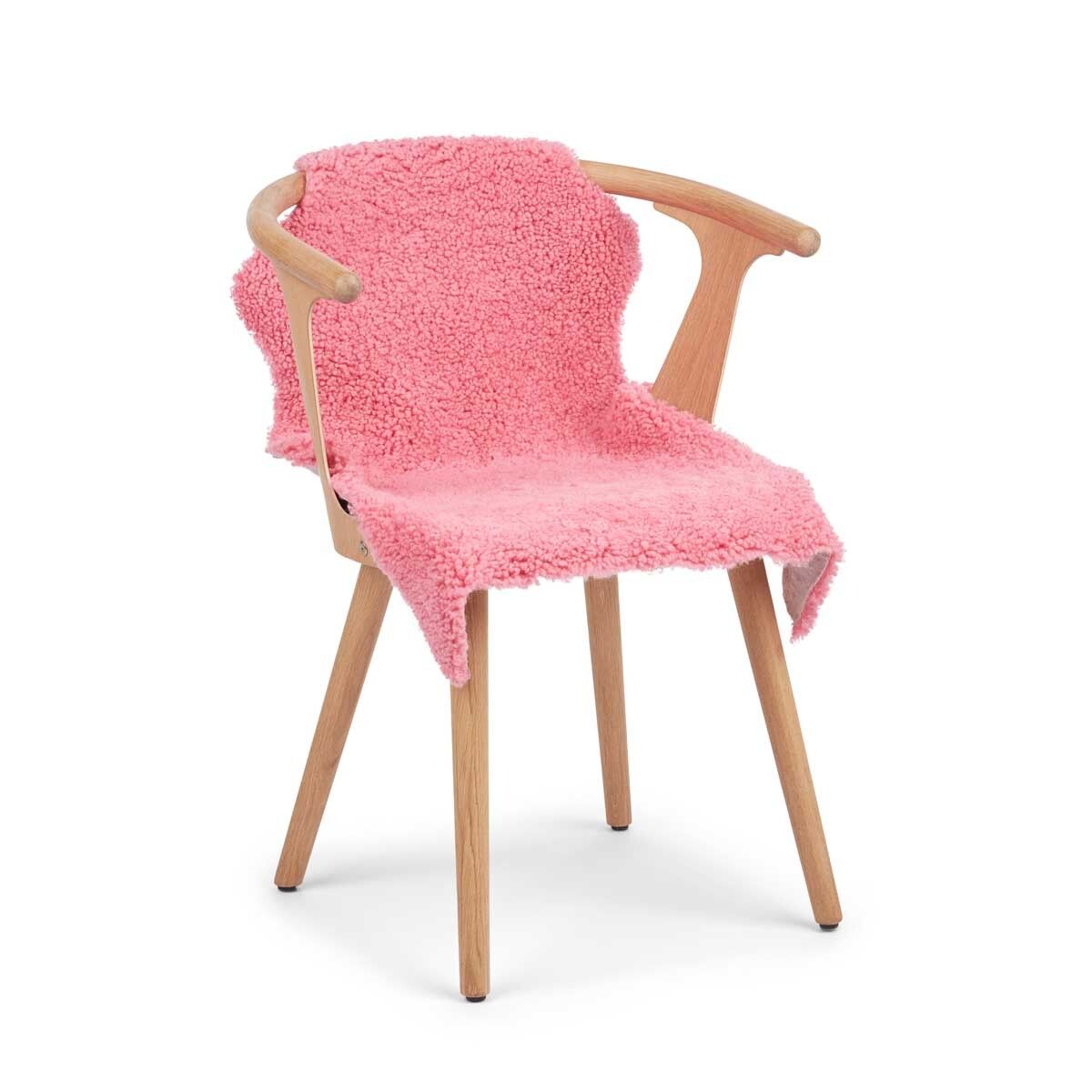 Lammfell | Kurzhaar | Neuseeland | 90x60 cm Korallen Pink