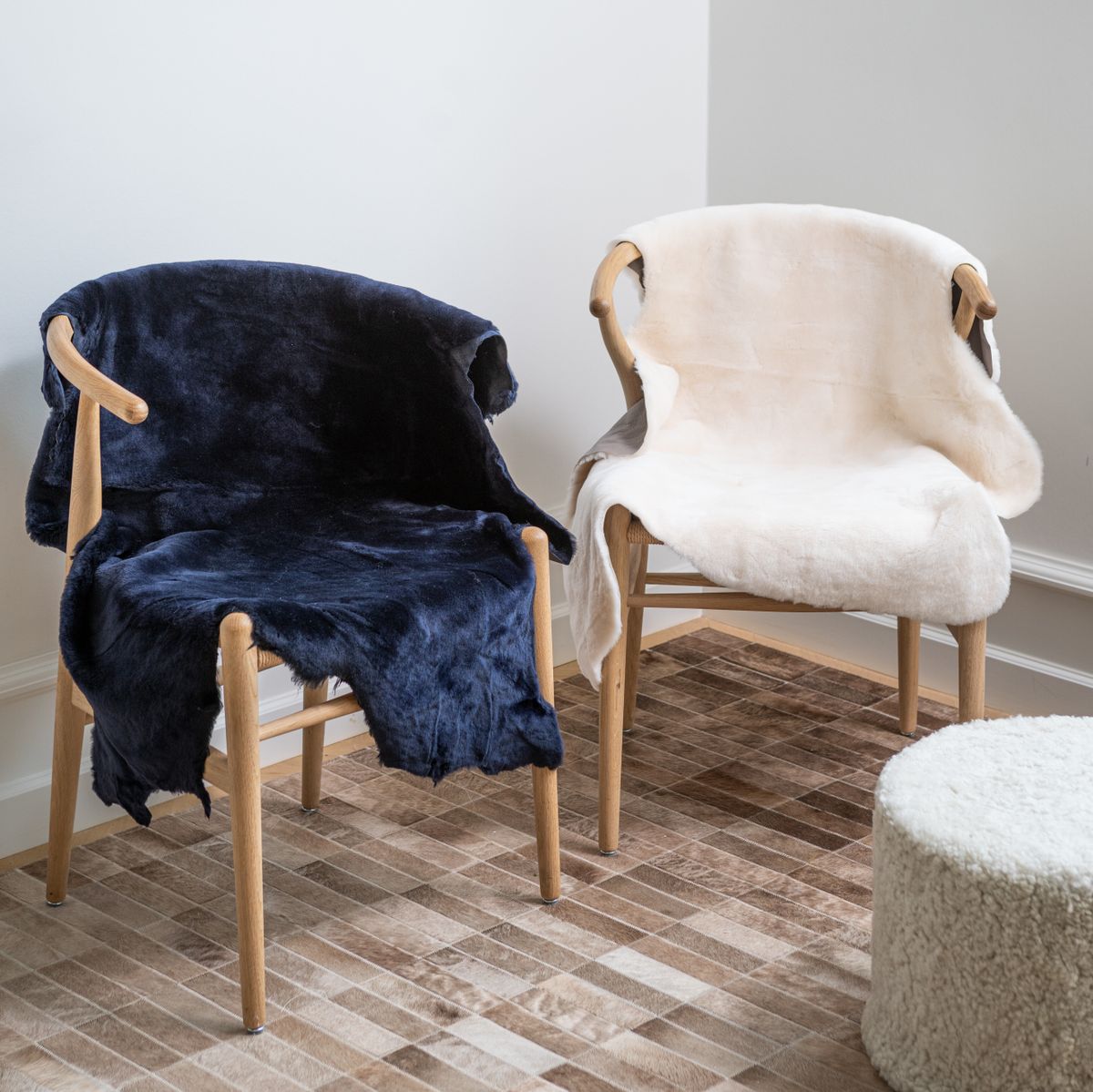 Lammfell | Australien | Doubleface | 90x60 cm Warm Sand