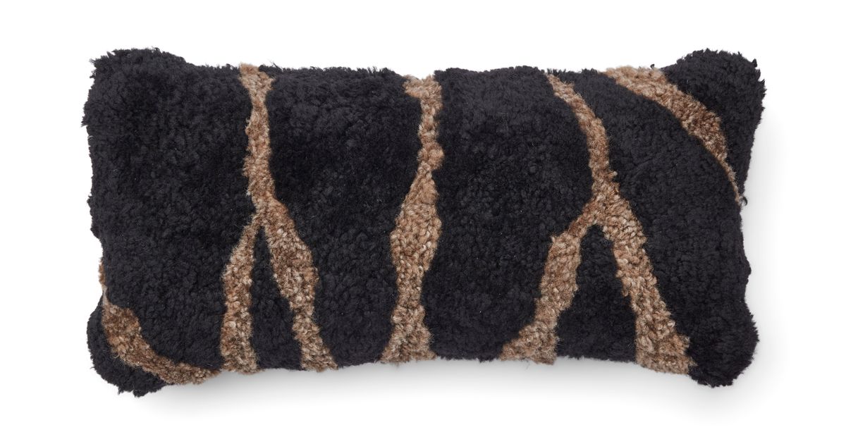 Zebra Fellkissen | Kurzhaar | Neuseeland | 30x60 cm