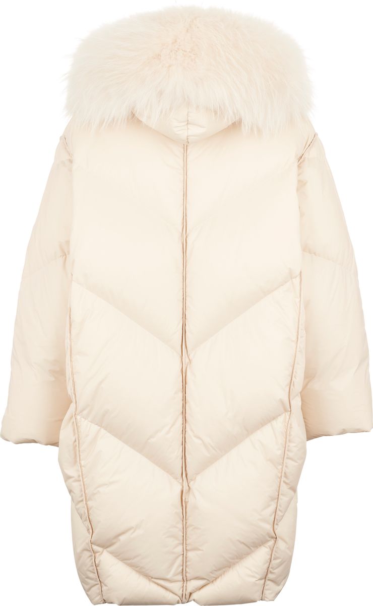 Mikala Parka | Gänsedaunen, Fuchs Perlweiß