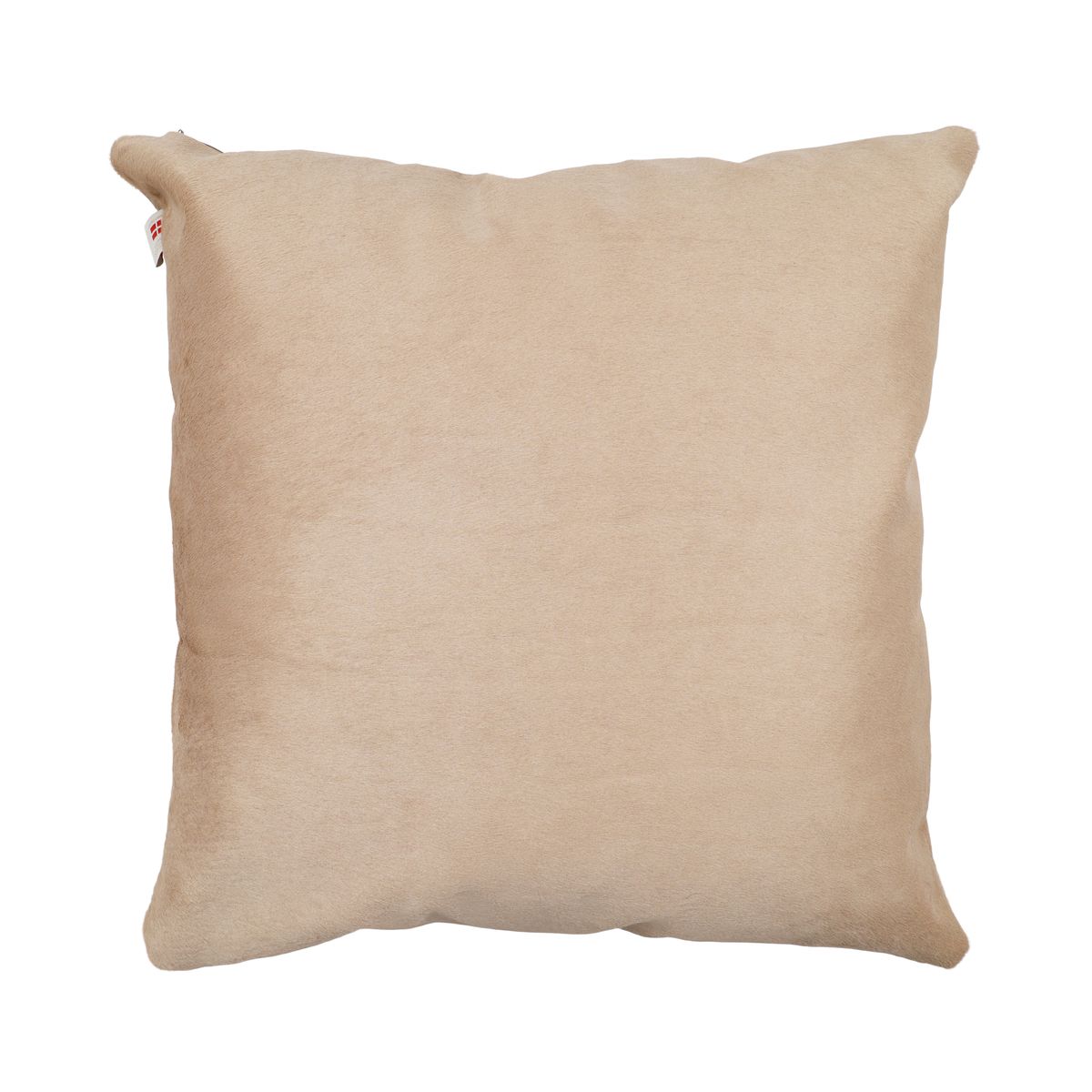 Kuhfellkissen | Doppelseitig Beige