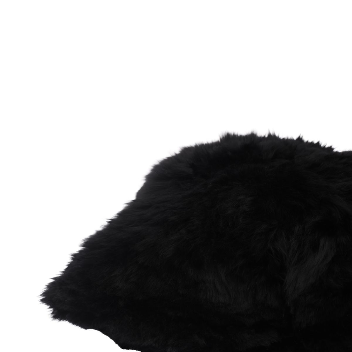Alpaka Fellkissen | Kurzhaar | Doppelseitig Schwarz