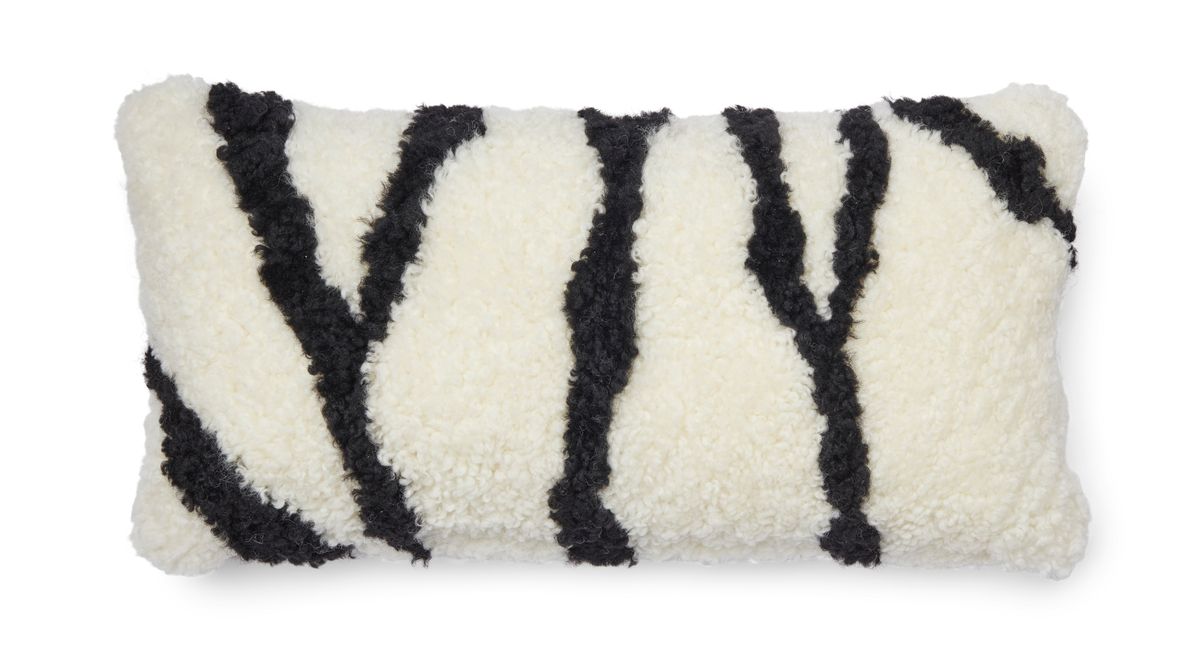 Zebra Fellkissen | Kurzhaar | Neuseeland | 30x60 cm