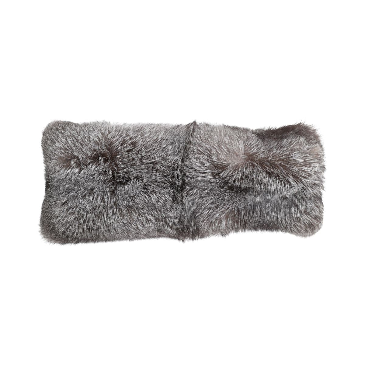 Premium Fuchskissen | Norwegen | Kaschmirrückseite | Blue Frost Fox | 30x75 cm