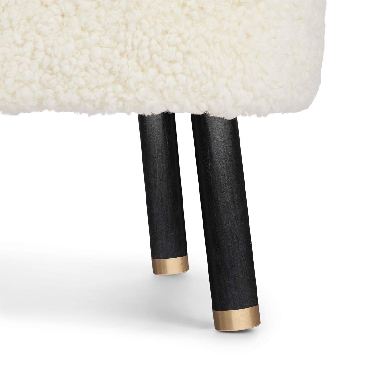 Emil Loungesessel | Kurzhaar | Design Möbel Weiß