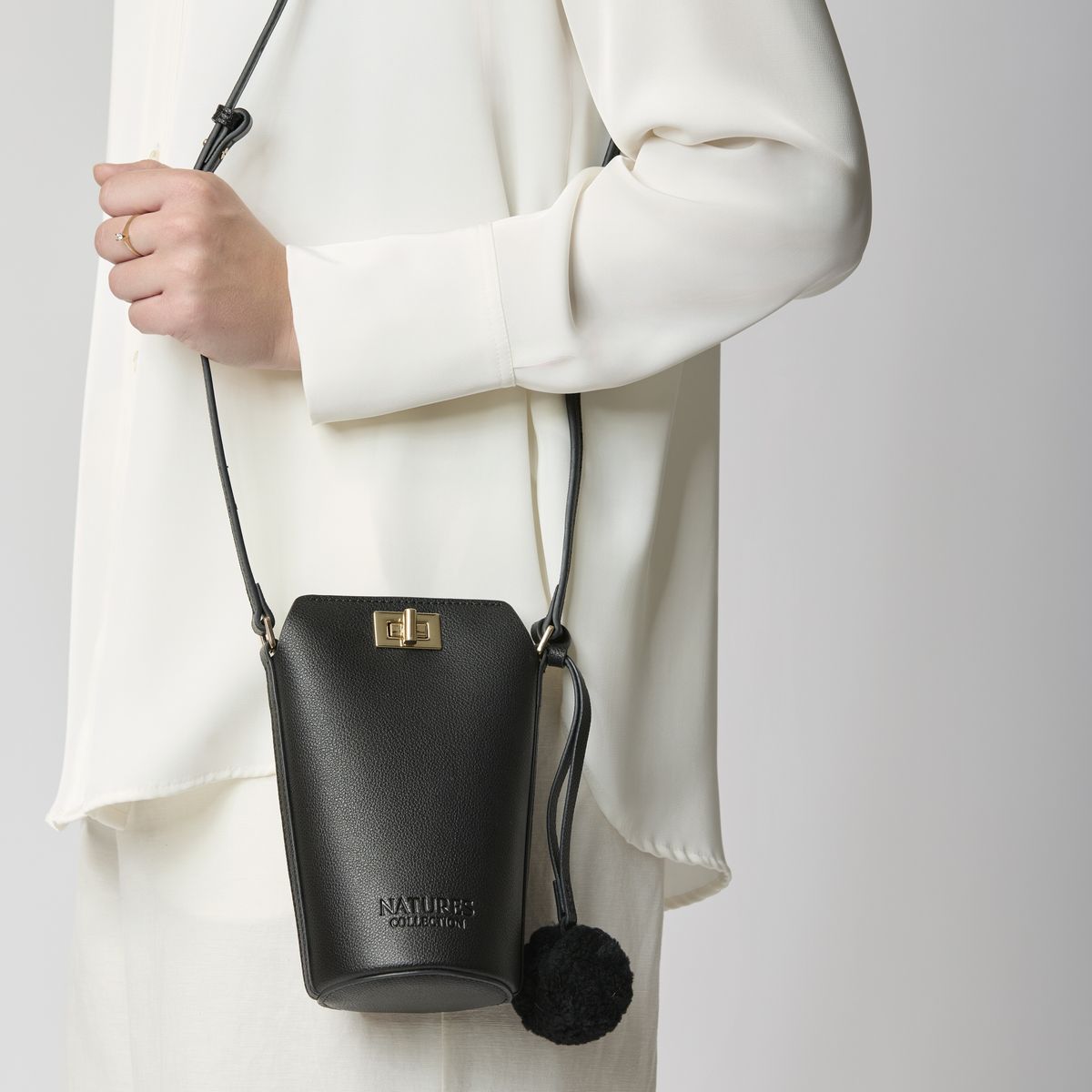 Adina Handytasche | Lammleder Antikgrün