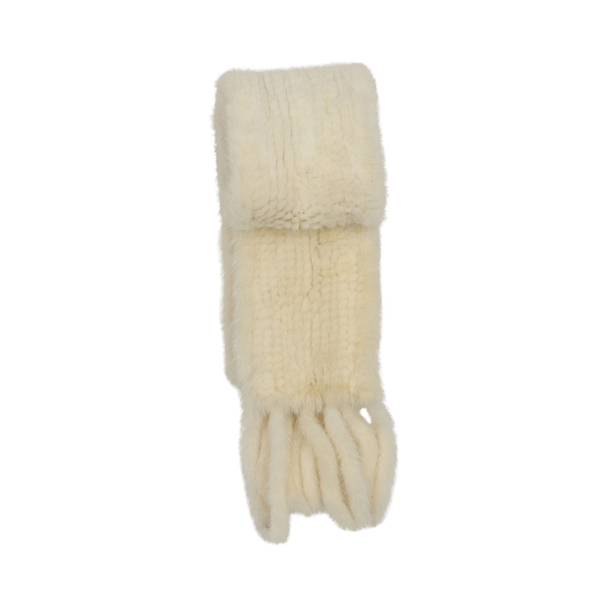Schal aus Nerz Beige