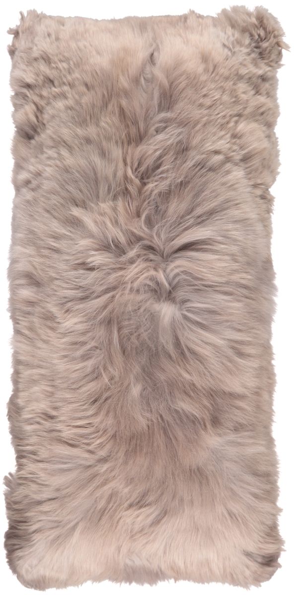 Alpaka Fellkissen | 100% Baby Alpaka Wolle Taupe