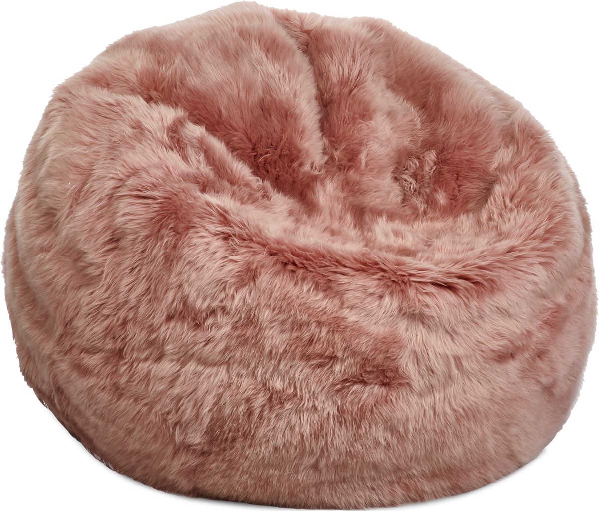 Lammfell Sitzsack | Langhaar | Neuseeland | Rosa