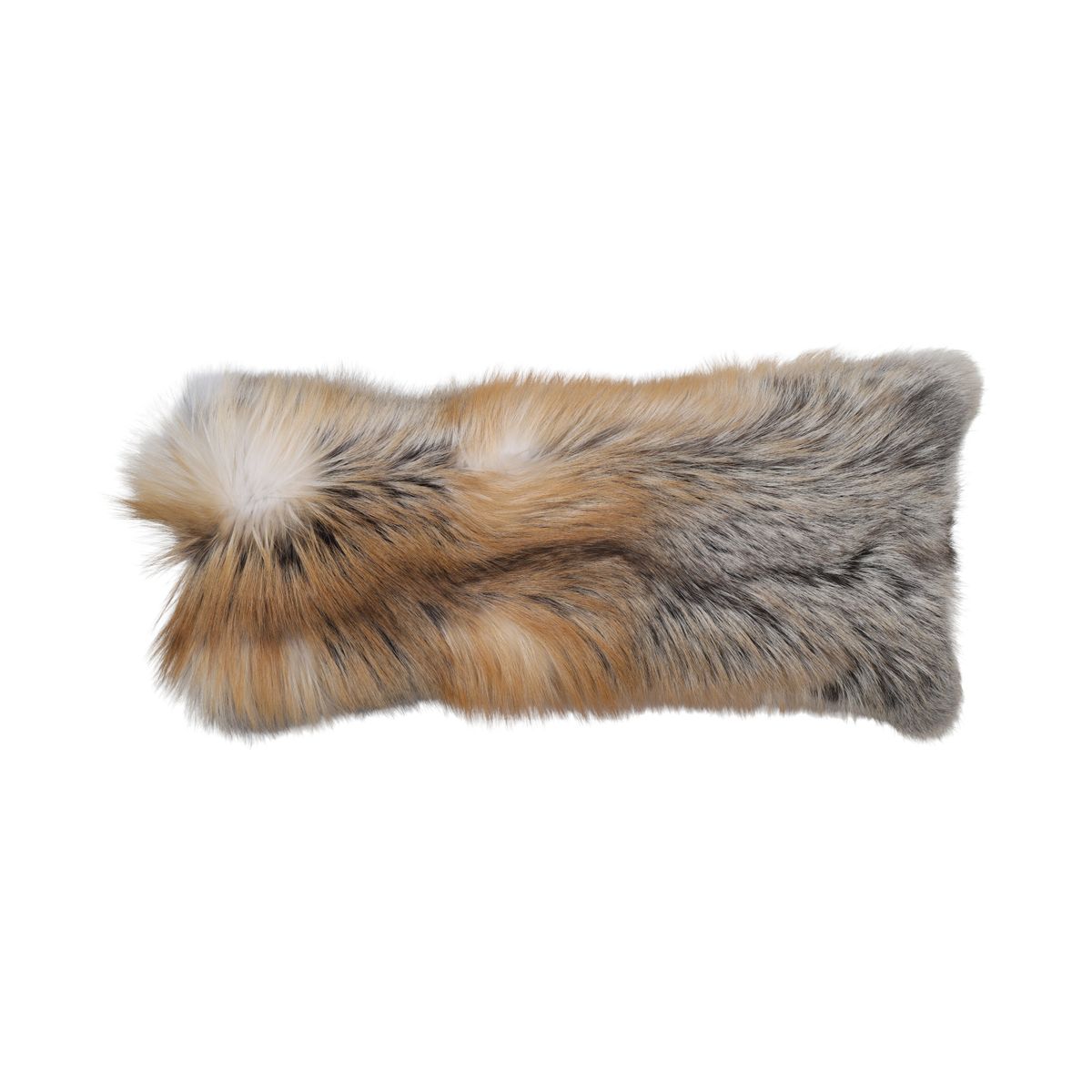 Premium Fuchskissen | Norwegen | Kaschmirrückseite | Golden Island Fox | 26x56 cm