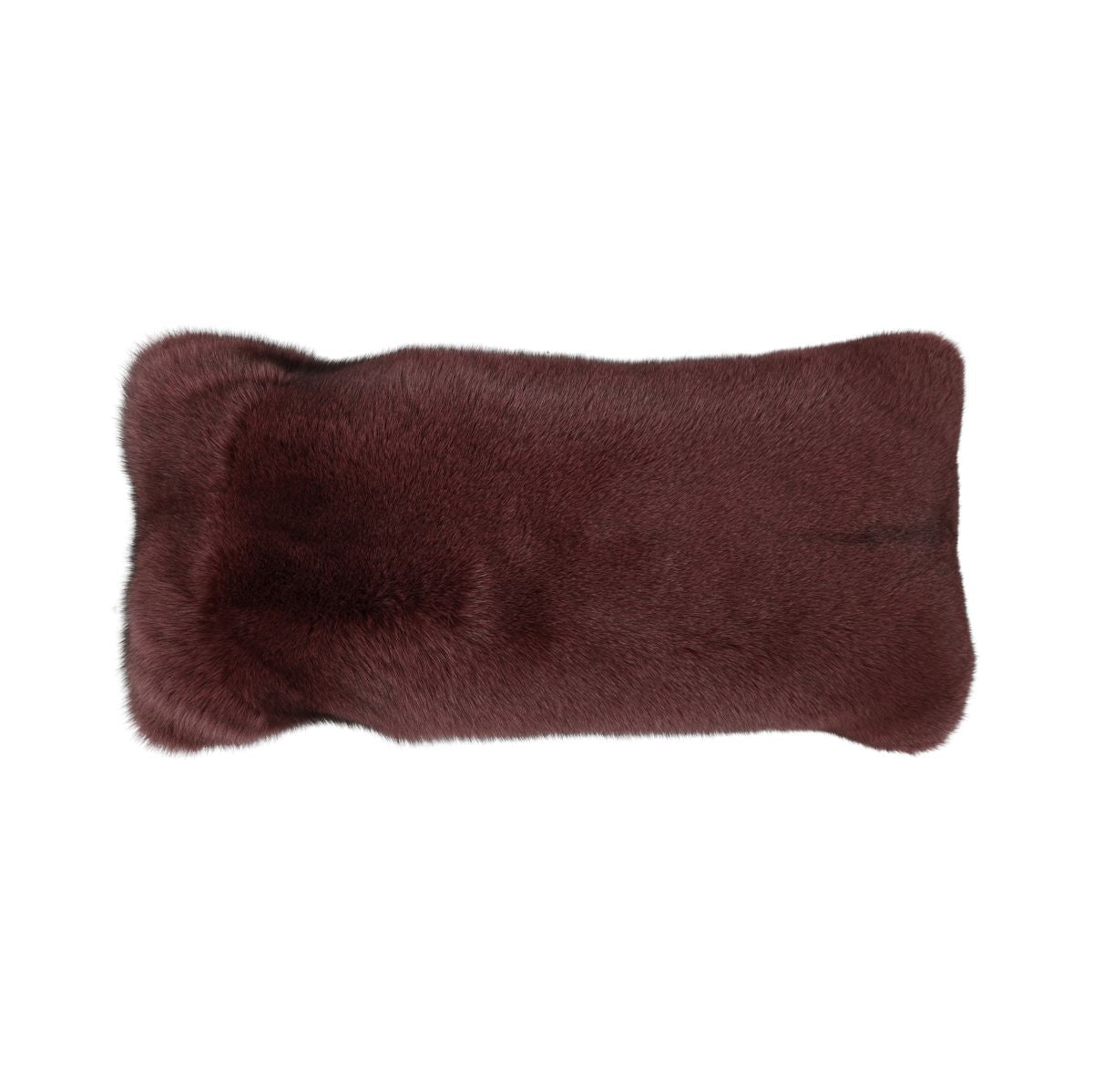 Premium Fuchskissen | Norwegen | Kaschmirrückseite | Lila | 40x82 cm