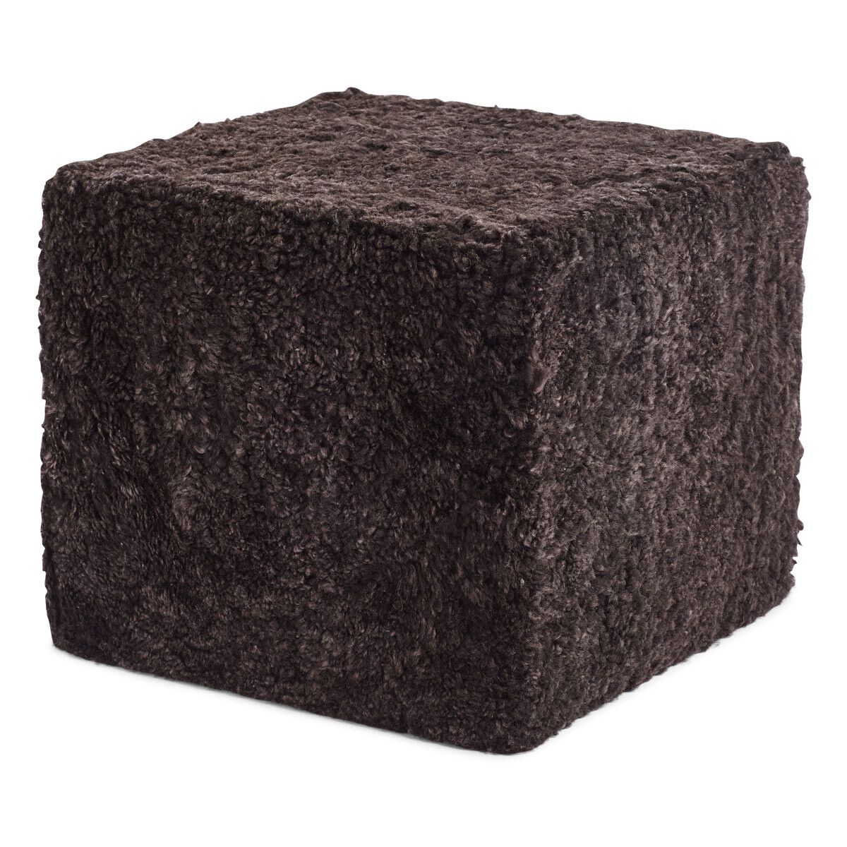 Lammfell Pouf | Kurzhaar | Neuseeland Cappuccino