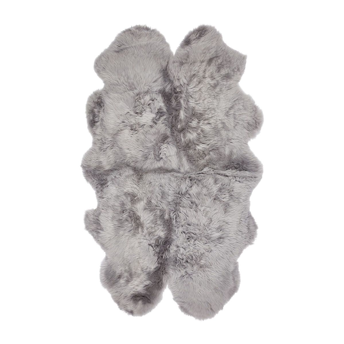 Lammfell Designerteppich | Langhaar | Neuseeland | 180x110 cm