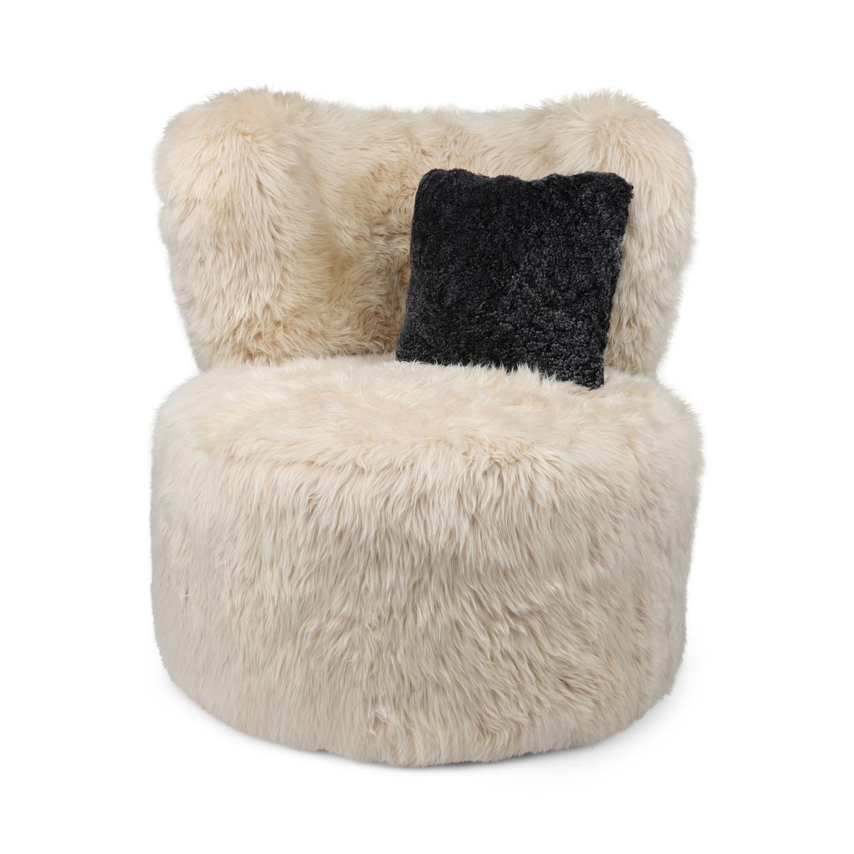 Runder Skandi Loungestuhl