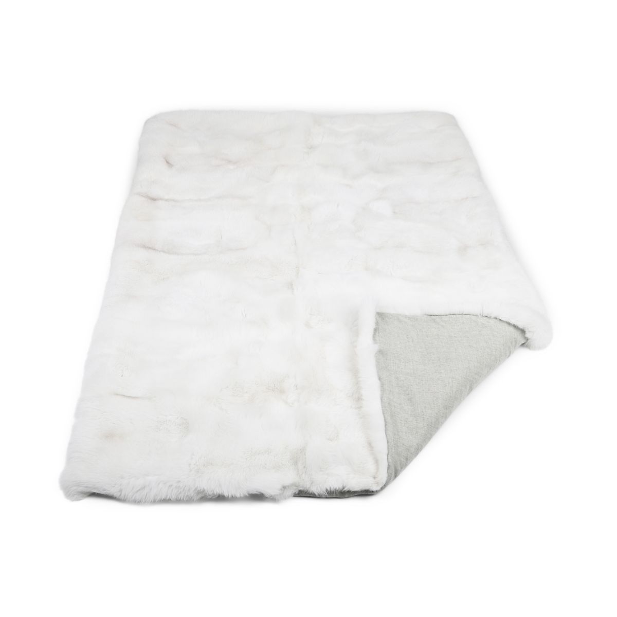 Premium Fuchsdecke | Norwegen | Kaschmirrückseite | Arctic/Marble Fox | 140x200 cm
