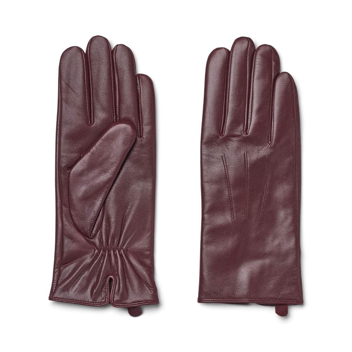 Kimmy Handschuhe | Lammfell Bordeaux