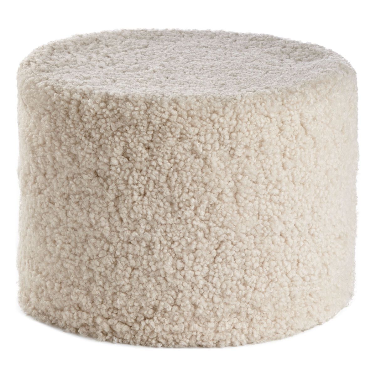 Lammfellpouf | Kurzhaar | Neuseeland Beige