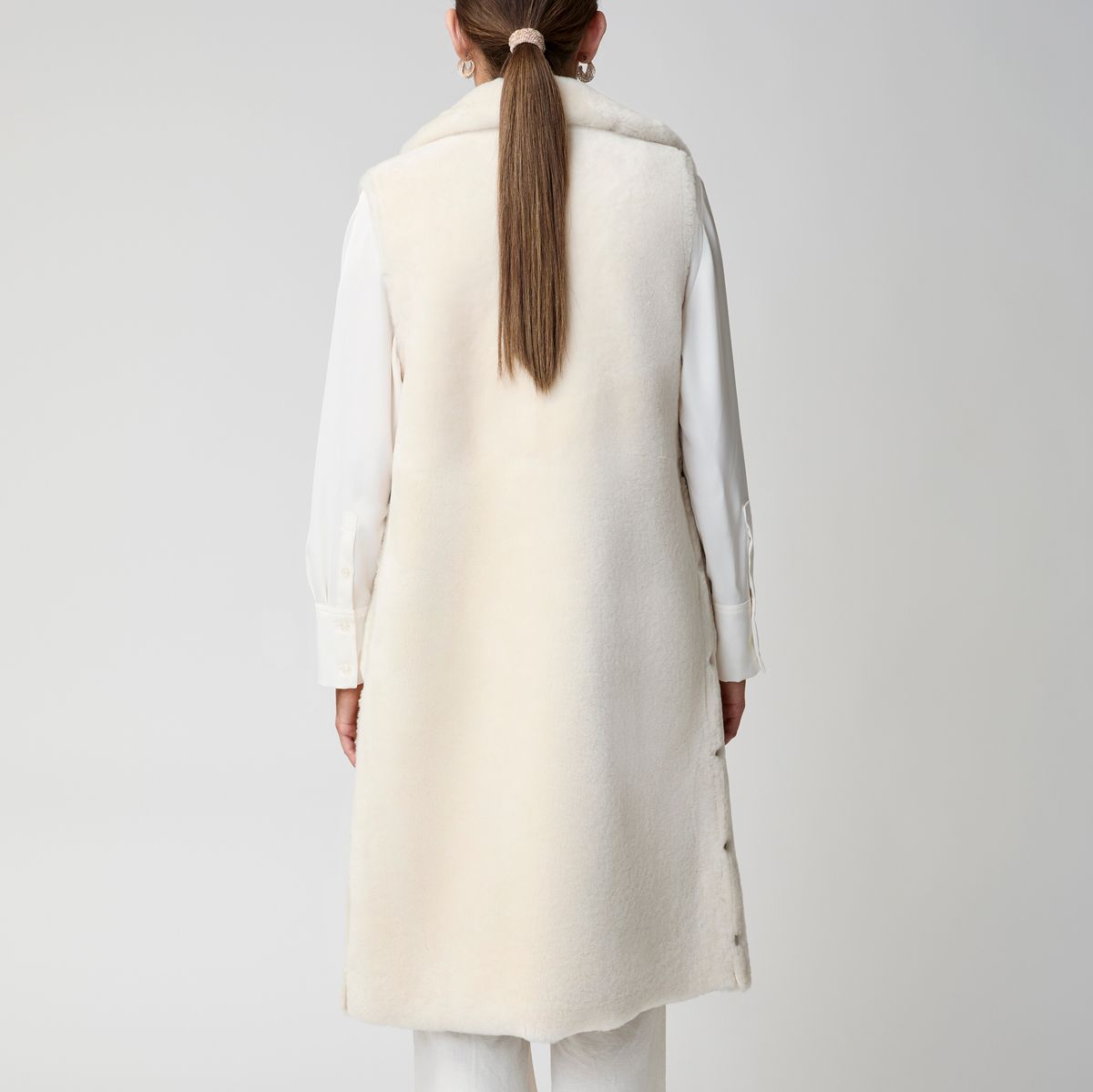 Raelynn Weste | Shearling Schwarz