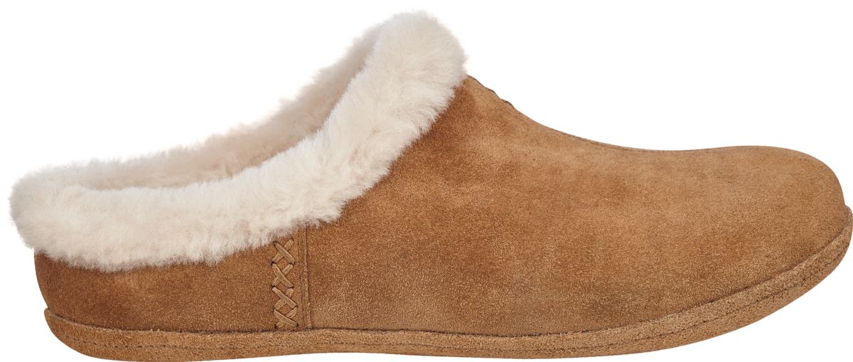 Cozy Slipper | Lammwolle, Wildleder Kastanie