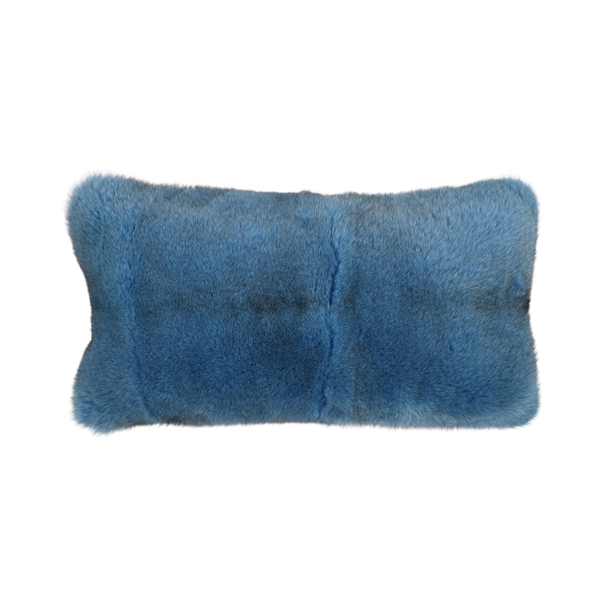 Premium Fuchskissen | Norwegen | Kaschmirrückseite | Blau Indigo | 50x32 cm