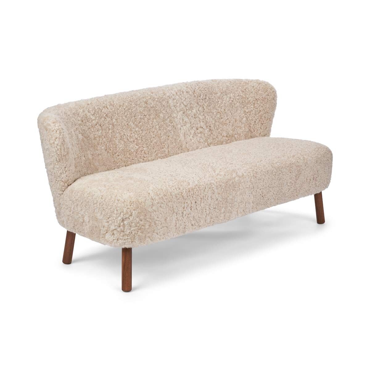 Emanuel 2-Sitzer Sofa | Zweisitzer | Design Möbel Perlweiß