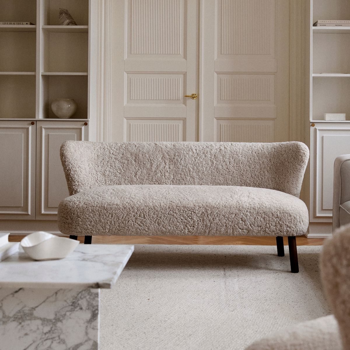 Emanuel 2-Sitzer Sofa | Zweisitzer | Design Möbel Anthrazit
