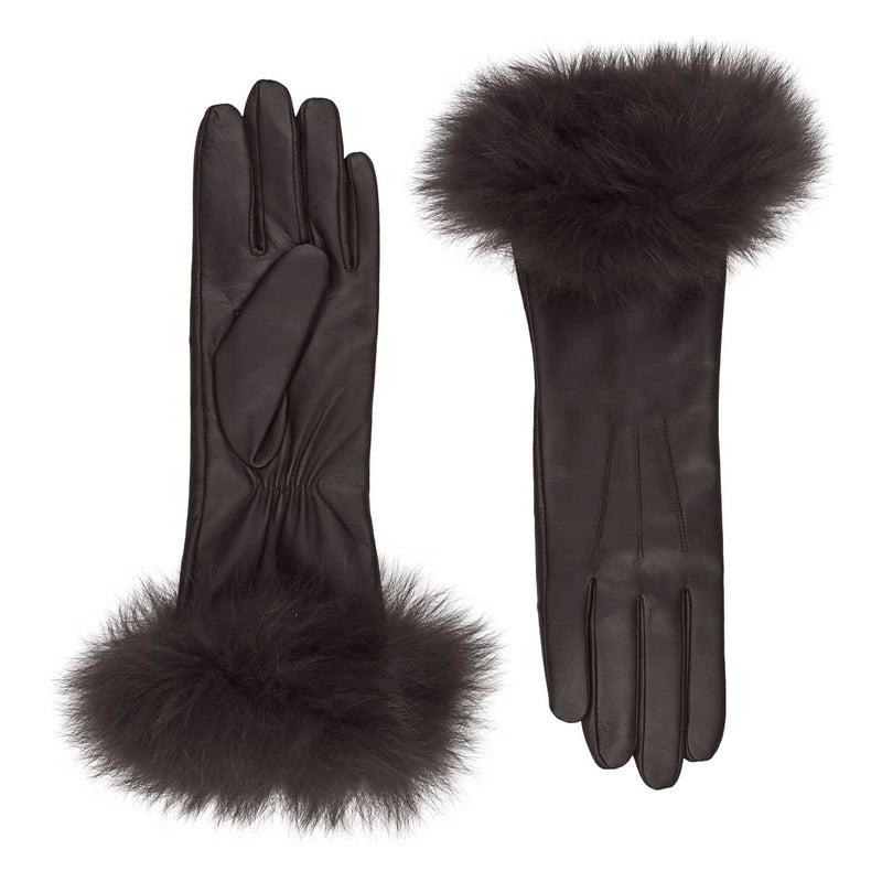 Pixie Handschuhe | Lammfell, Fuchs | Braun