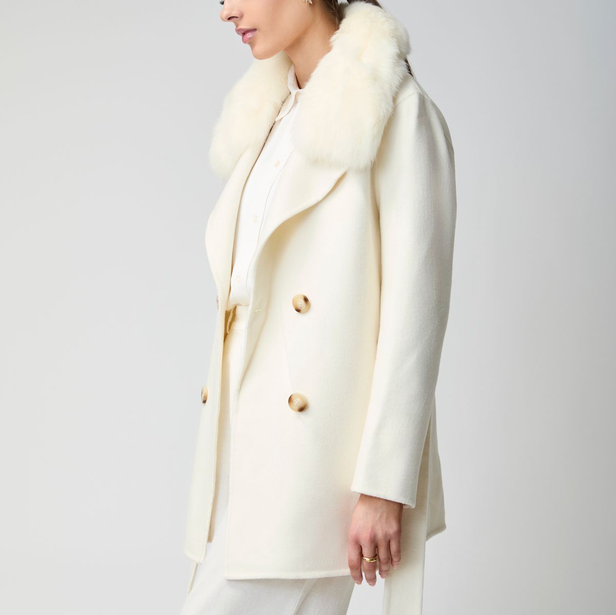 Charlott Jacke | Wolle, Fuchs Beige
