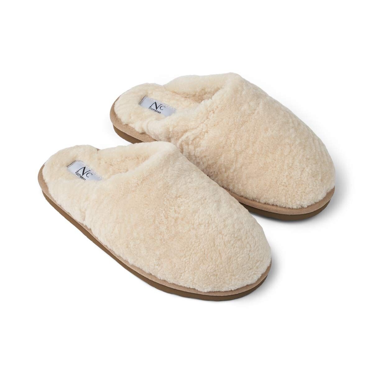 Unisex Curly Slippers | Lammfell