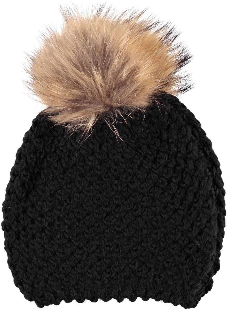 Kristine Beanie | Wolle, Waschbär