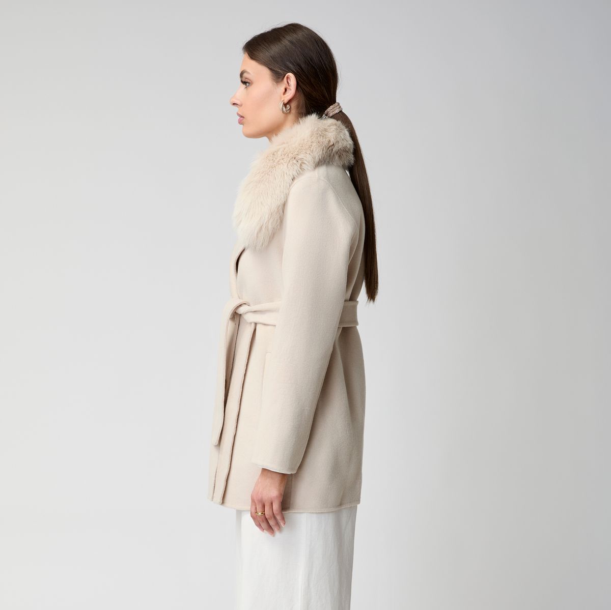 Charlott Jacke | Wolle, Fuchs Beige