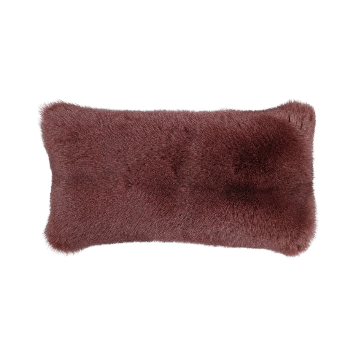Premium Fuchskissen | Norwegen | Kaschmirrückseite | Lila | 56x30 cm