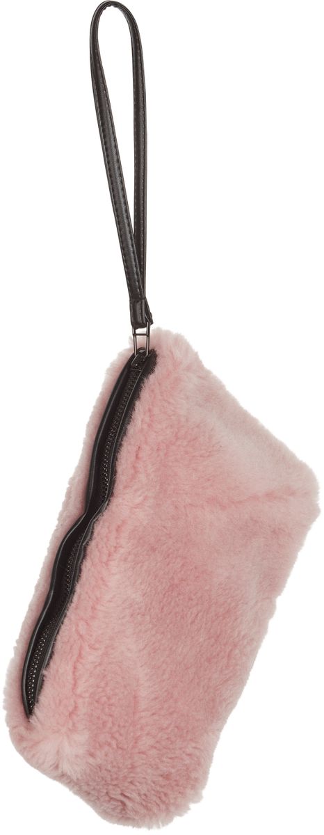 Nelly Clutch | Lammfell Pink