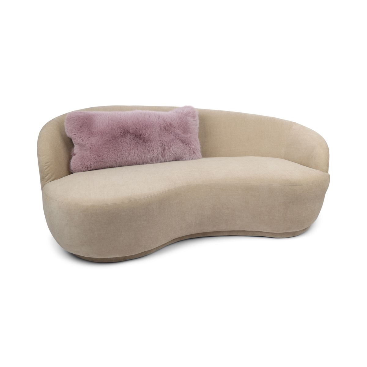 Premium Fuchskissen | Norwegen | Doppelseitig | Helllila | 42x82 cm