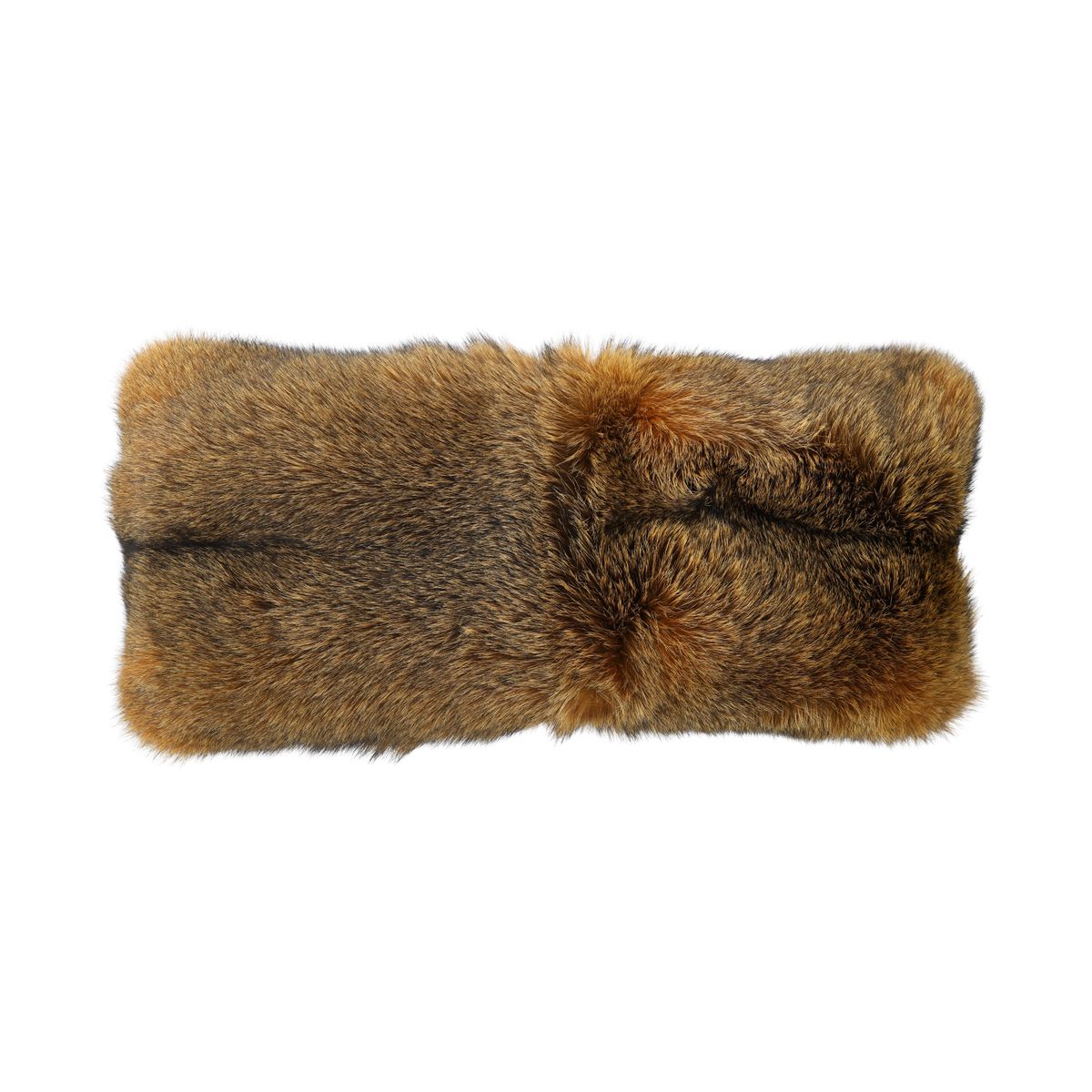 Premium Fuchskissen | Norwegen | Kaschmirrückseite | Senf | 62x25 cm