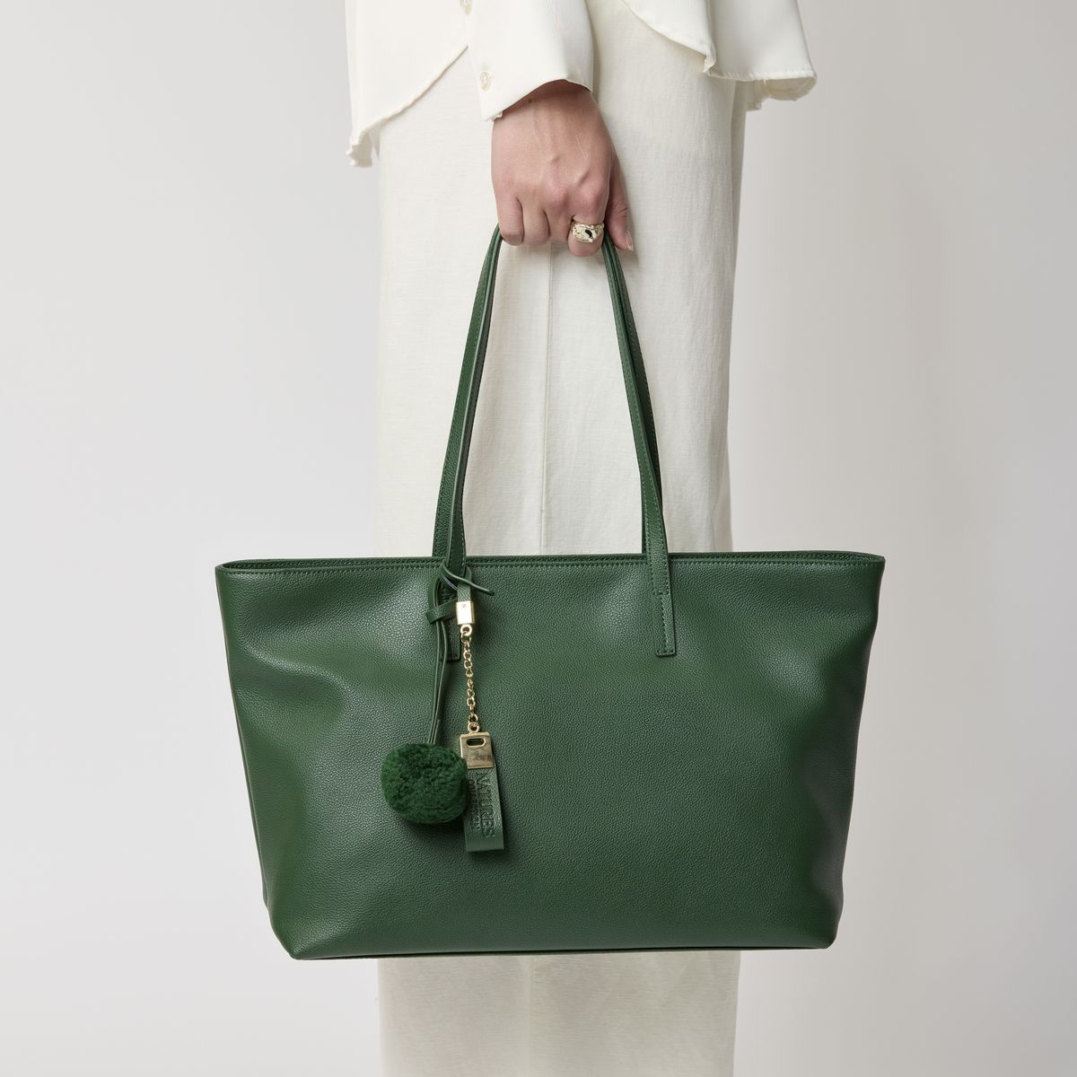 Audrey Shopper | Lammleder Beige