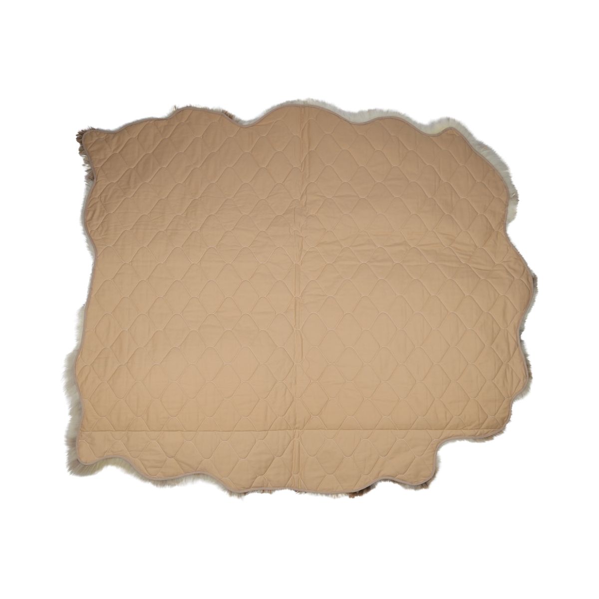 Mehrschicht Designerteppich | Langhaar, Kurzhaar | Natürliches Lammfell | 170x240 cm