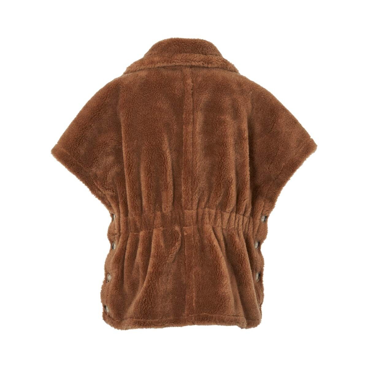 Elvira Poncho Teddybraun